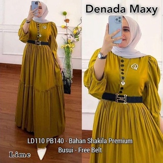 Sf - Denada Maxy dw - WANTA MUSLIM DRESS ชุดเดรส - เสื้อผ้าสตรี HQ - BUSUI FRIENDLY