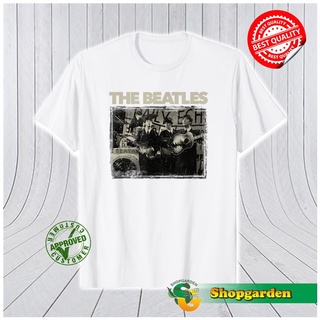 เสื้อยืด พิมพ์ลาย The Beatles Monochrome พรีเมี่ยม สําหรับเด็กผู้ชาย และเด็กผู้หญิง | สวนช้อป