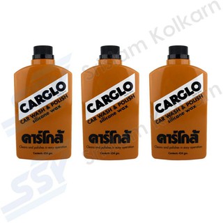 CARGLO น้ำยาเคลือบเงาสีรถ 454กรัม (3 units)