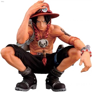 จี้รถการ์ตูน▫One Piece รูป KOA Squatting Ace Art King รุ่นตกแต่งของเล่นอะนิเมะอุปกรณ์ต่อพ่วงของขวัญ