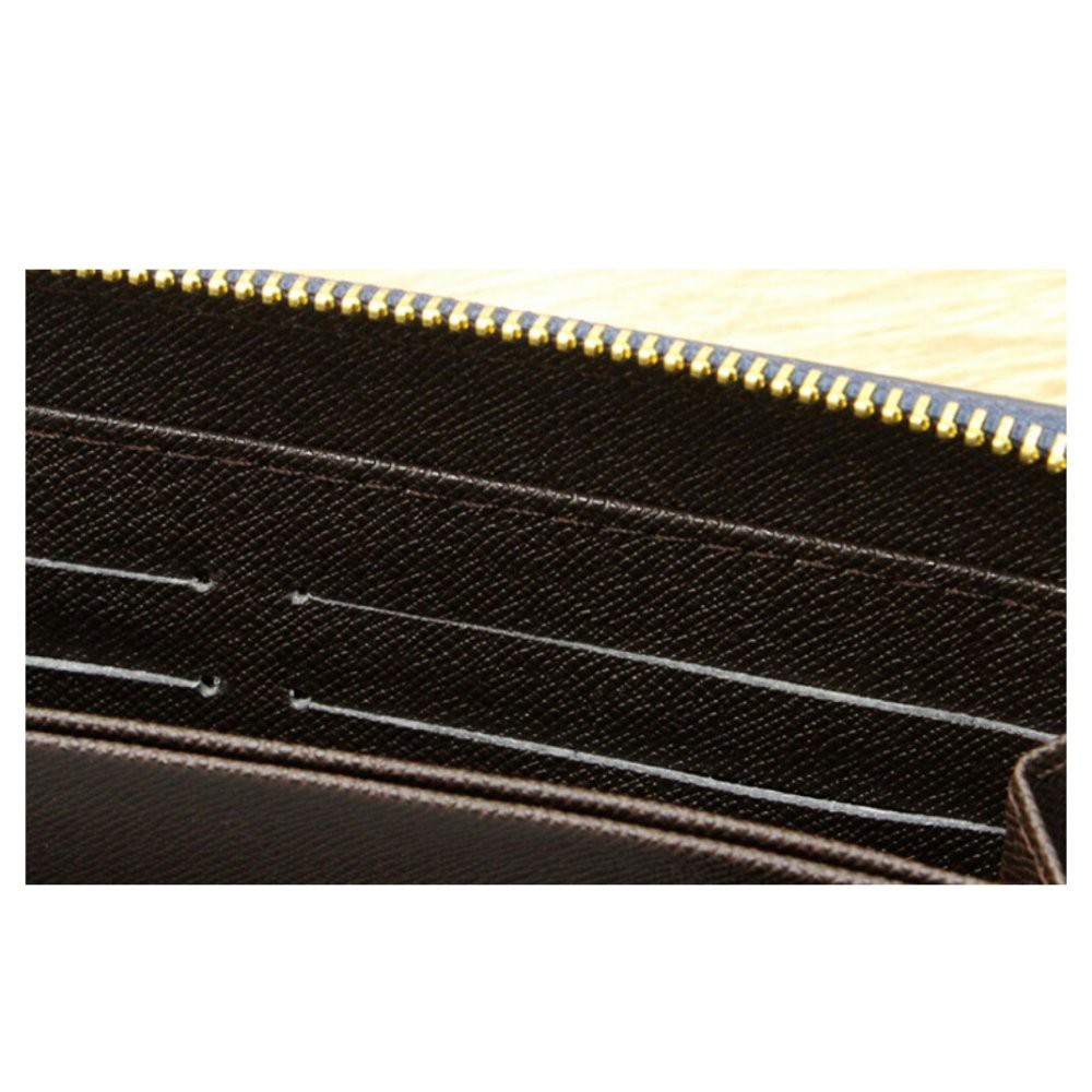 Bogesi กระเป๋าสตางค์หนังแท้ใบยาวซิปรอบ มีช่องใส่ธนบัตร4 ใส่บัตร 8 มีซิปในใส่เหรียญ ขนาด 20x10cm รุ่น B005-2 - รูปที่ 3