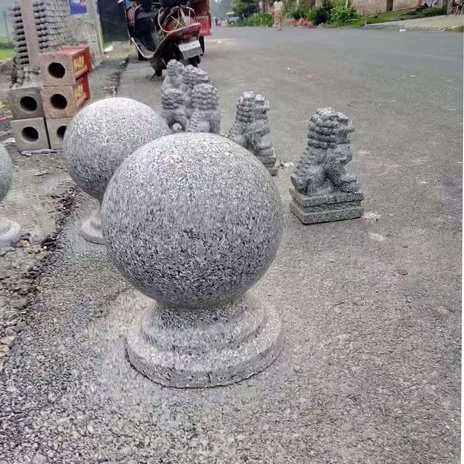 สไตล์ QNS6 ZFS ผลิตภัณฑ์ซีเมนต์ Feng Shui Ball แม่พิมพ์ Roadblock บล็อกตกแต่งระเบียงเหล็กพลาสติกคอลั