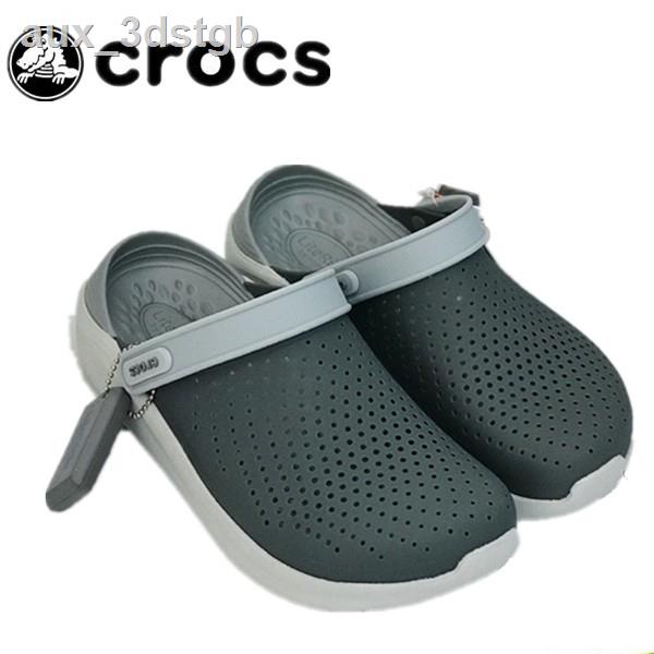 ✳◕▫#รองเท้าชายหาด#รองเท้าแตะกลางแจ้งแท้100%Crocs LiteRide™ รองเท้าผู้ชายและผู้หญิง