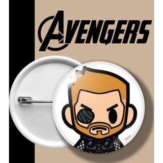 เข็มกลัด การ์ตูน อเวนเจอร์ส อินฟินิตี้วอร์ส BADGE AVENGERS INFINITY WARS #AVENGER 3  #ธอร์ เทพสายฟ้า #THOR