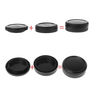 wili ฝาครอบเลนส์กล้องพลาสติกกันฝุ่นสีดําสําหรับ fuji fujifilm fx x mount