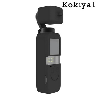 2 In1 เคสซิลิโคนป้องกันกล้องสําหรับ Dji Osmo Pocket 2 ( สีดํา )