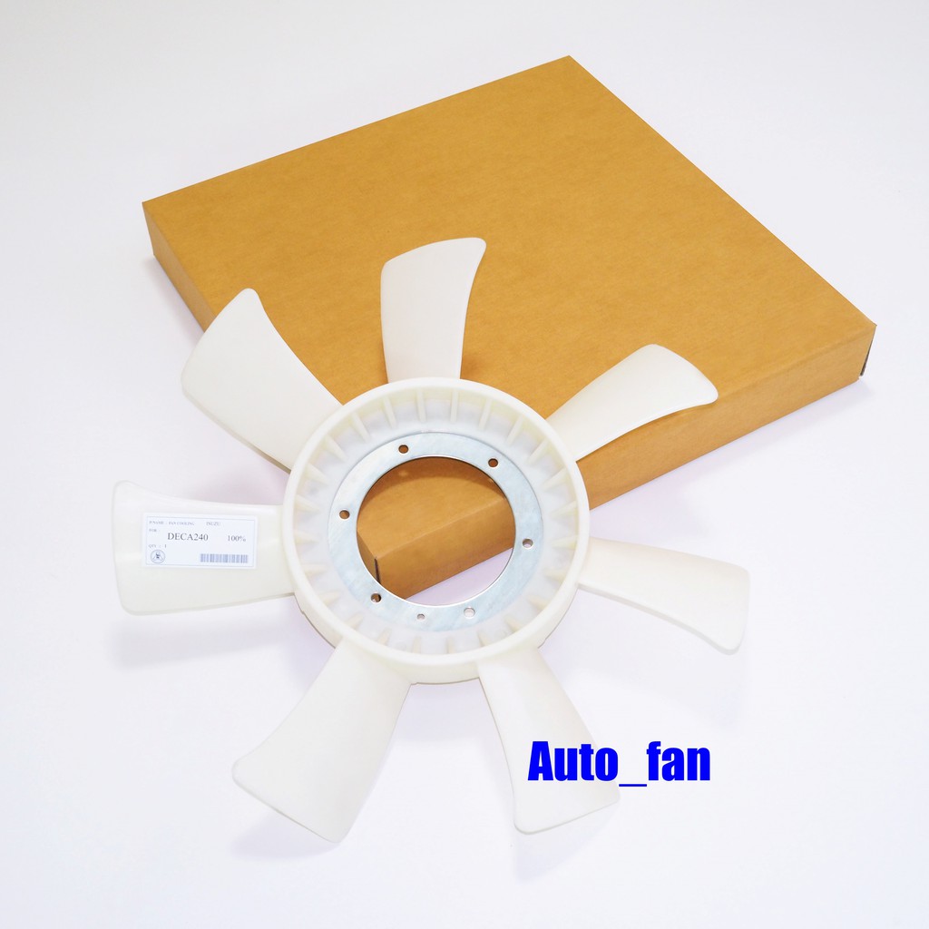 ใบพัดลมหม้อน้ำอีซูซุ เดก้า 240 ISUZU DECA240, FVM/FVZ/FTR240, 6HK1-TCN ขนาด 23 นิ้ว