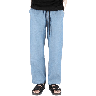 LOOKER - DENIM กางเกงยีนส์ขายาวเอวยางยืด ผลิตจากเนื้อผ้ายีนส์ 12 ออนซ์ รับประกันสีไม่ตก
