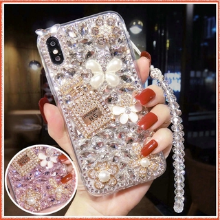 🔥 [Perfume Bottle] เคส Glitter Bling Diamond OPPO A31 A53 A5 A9 2020 A91 Reno 3 2F 4 Z A3s F9 F11 Pro A7 A12 A91 A92 R17 F7 A71 A83 A12e A5s F5 Reno4 Reno2 Case เคสโทรศัพท์