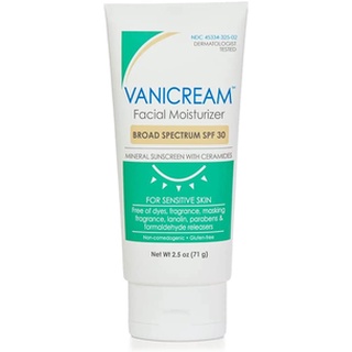 [พร้อมส่ง] VANICREAM Facial Moisturizer Broad Spectrum SPF 30 (71g) exp01/24