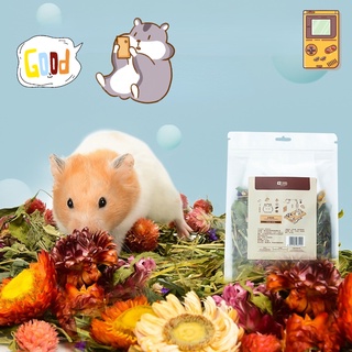 【Palm Fun】Yee Padding ดอกไม้แห้งควบคุมกลิ่นกลิ่นสําหรับสัตว์เลี้ยงหนูแฮมสเตอร์