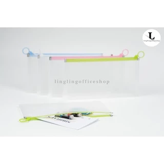 ซองซิป | Zipper Bag ขนาด A6, A5 และ A4 ขยายข้างได้ 3 ซม.