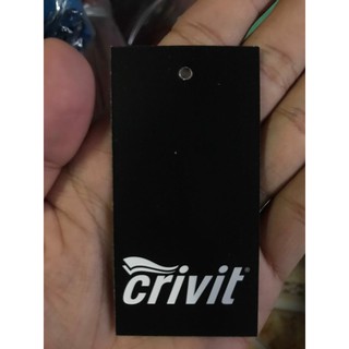 ป้ายเสื้อ ป้ายห้อย crivit ขนาด 4x8 cm. (90ใบ)