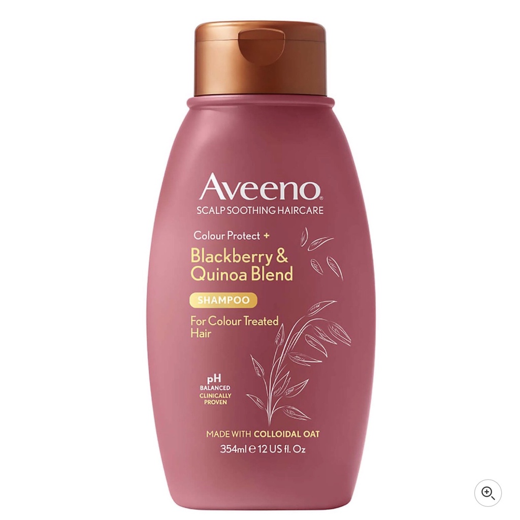 Aveeno Scalp Soothing Haircare Colour Protect Blackberry and Quinoa Shampoo 354ml/Aveeno Apple Cider Vinegar Shampoo