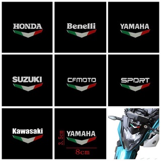 *พร้อมส่ง * สติกเกอร์สะท้อนแสง กันน้ํา สําหรับติดตกแต่งรถจักรยานยนต์ Honda Suzuki Kawasaki Benelli Yamaha