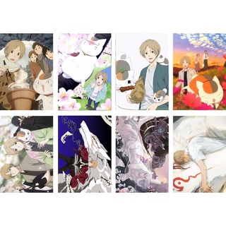 เซ็ต 8 โปสเตอร์ poster Natsume Takashi Cat แมว นัตสึเมะ อนิเมะ anime อนิเมชั่น