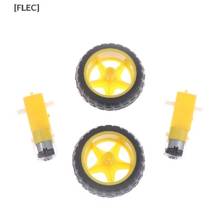 [FLEC] 2 *TT motors + 2 *wheels Gear motor with the wheel for Arduino Smart Car Robot Hot Sell