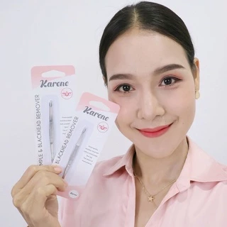 ✅️ที่กดสิว KARENEคลินิก รุ่นพีทพามานา1ชิ้น ฟรี❗️ที่เปิดหัวสิว15ชิ้น +แอล15ชิ้น*สแตนเลสแท้304 แบบคลินิกใช้ ไม่เป็นสนิม