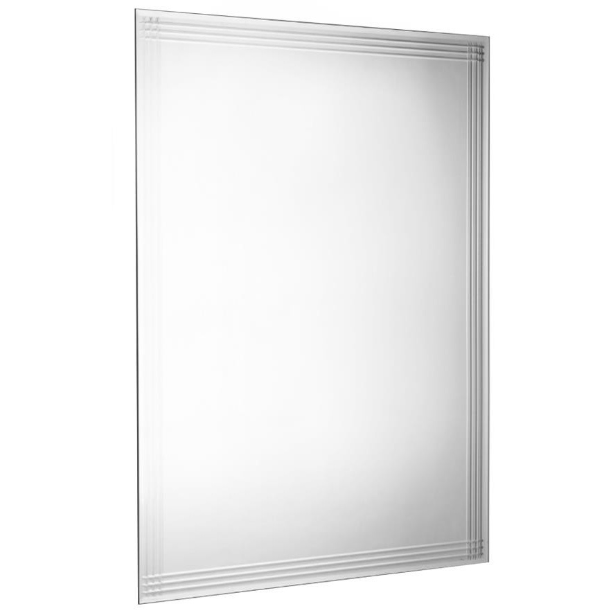 [พร้อมส่ง] กระจกแกะลาย MOYA VM-K53 ขนาด 80x60 ซม. ตัวกระจกผลิตจาก Silver Mirror ผิวเรียบสนิท ให้ภาพเงาสะท้อนสวย เหลี่ยม