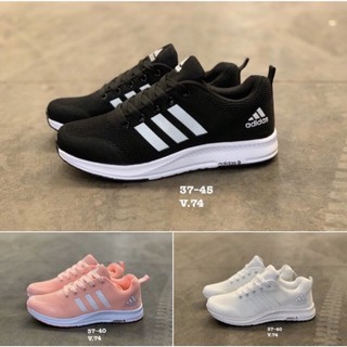 Adidas Fashion มีสีดำ ขาว โอรส(ส้ม)size37-45