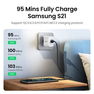 UGREEN สายชาร์จเร็ว USB ประเภท C กำลังไฟ 3A สำหรับ Samsung Galaxy S10 S10e S10 Plus S9 S8 S8+ Note 9 8