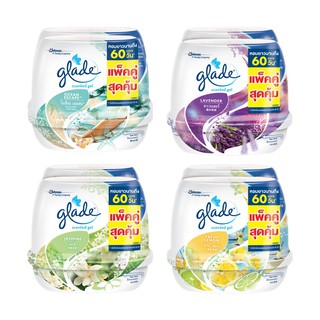 เกลดเซ็นท์เต็ด เจลหอมปรับอากาศ 180กรัม แพ็คคู่ Glade Scented Gel 2x180g Twinpack✨💥