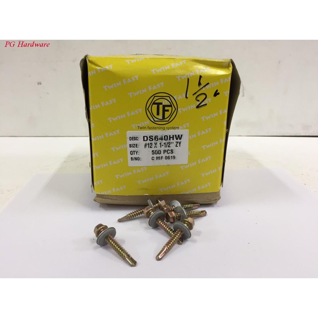 สกรูเจาะตัวเอง 12 x 1-1/2" ( DS640HW )