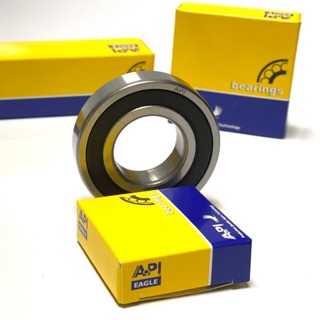 API Bearing 6000 2RS ตลับลูกปืน เม็ดกลมร่องลึก คุณภาพเยี่ยม มาตรฐาน DGBB ปิดยางสองด้าน 10 x 26 x 8 mm