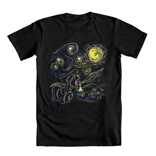 เสื้อยืดคอกลม พิมพ์ลาย My Little Pony Sparkly Night สําหรับผู้ชาย