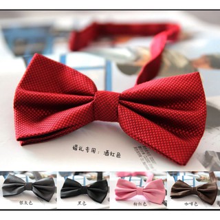 🎉โบว์หูกระต่าย โบว์ หูกระต่าย เนคไท Bowtie เกรดพรีเมี่ยม🎉 หลากหลายสี
