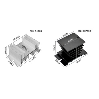 Aluminium Heat Sinks ซิงค์ระบายความร้อน สำหรับ โซลิดสเตตรีเลย์ SSR