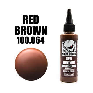 สี Skull Color : Red Brown