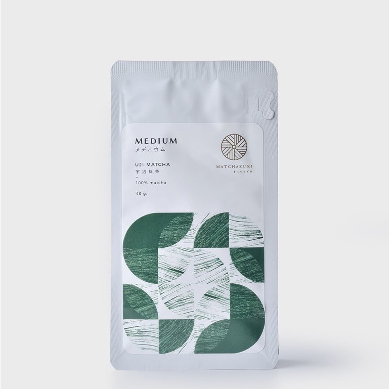 MATCHAZUKI ผงชาเขียวมัทฉะพรีเมี่ยมจากญี่ปุ่น | เกรด MEDIUM   | ขนาด 40g