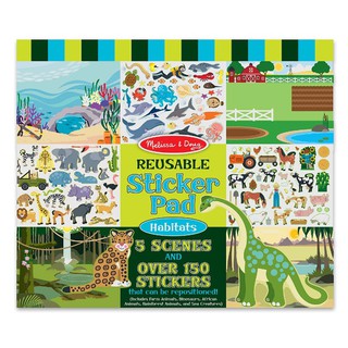 Melissa &amp; Doug Reusable Sticker Pad – Habitat Animals