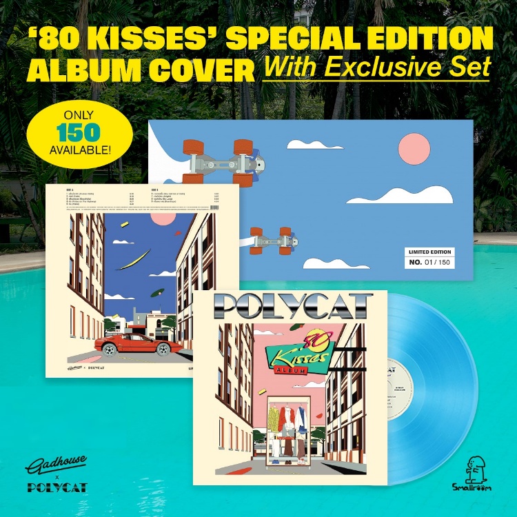 แผ่นเสียง POLYCAT - 80 Kisses ( Speacial Edition )