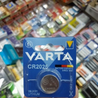 ถ่านรีโมทรถBenz Varta CR2025 Lithium 3V แพคเดี่ยว จำนวน 1ก้อน ของแท้ แบรนด์เยอรมัน