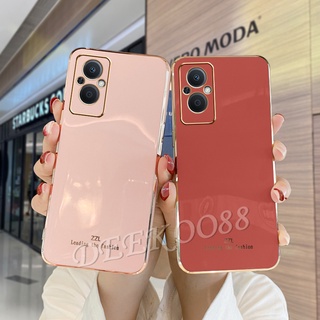 ใหม่ เคส OPPO Reno 7 Z 7Z 5G A76 2022 New Handphone Casing Electroplated Softcase Phone Case Shell Smooth Protection Back Cover เคสโทรศัพท์ Reno7 Z 7Z Reno7Z OPPOA76