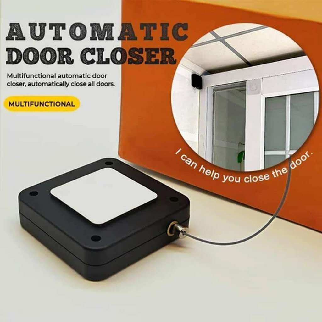 อุปกรณ์ปิดประตูอัตโนมัติระบบเซนเซอร์ Punch-free Automatic Sensor Door Closerพร้อมสต็อก