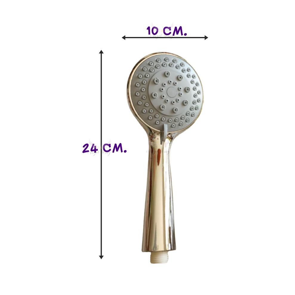 หัวฝักบัวอาบน้ำ แข็งแรงชุบด้วยโครเมี่ยม BATH shower head ปรับได้ 5 ระดับ สามารถเลือกได้ตามที่ต้องการใช้งาน ราคา ถูกที่สุด ดีลบีเคเค แกลเลอรีภาพที่ 2