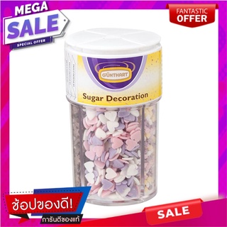 กุนธัตน้ำตาลตกแต่งขนม 4สไตล์ 115กรัม Gunthat Sugar Decorated Candy 4 Styles 115g.