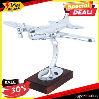 ของตกแต่ง HOME L&amp;S เครื่องบิน AIRCRAFT VA12/6 อุปกรณ์ตกแต่งบ้านอื่นๆ DECORATION HOME L&amp;S AIRCRAFT 24X15X14CM SILVER