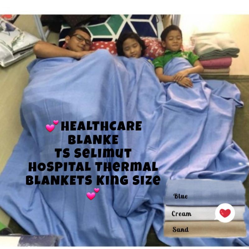 HEALTHCARE BLANKETS Selimut HOSPITAL Thermal BLANKETS King Size