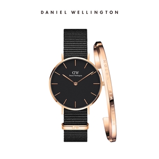 Danielwellington แดเนียลเวลลิงตัน100%ของแท้ครับdwรูปแบบหญิงสร้อยข้อมือ 32mmสานชุดสร้อยข้อมือนาฬิกา