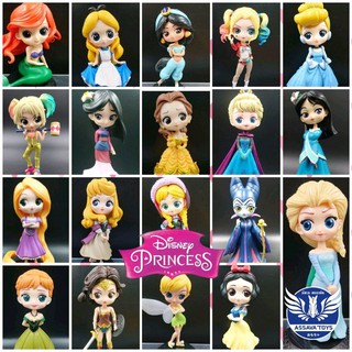 โมเดล เจ้าหญิง Disney Qposket ชุดที่#1 มี 20 แบบ น่ารักขั้นสุด ราคาถูก มาก สูง 10-15 Cm งานจีน แบบสวยๆ รับรองคุ้มค่า