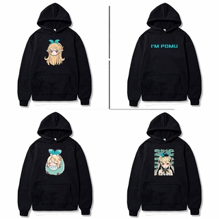 Pomu Rainpuff Nijisanji Ethyria เสื้อกันหนาว มีฮู้ด 250 กรัม สําหรับผู้ชาย ผู้หญิง