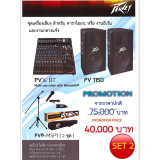 PEAVEY PV14 BT + PV 115D +PV-MSP1