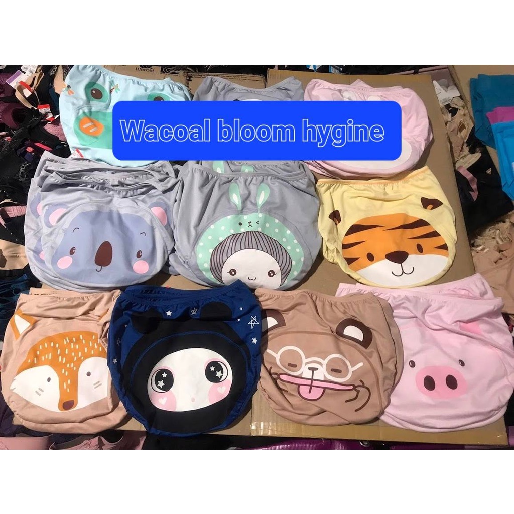 🌸🌟🌸‼️ใหม่ชนช็อป‼️ Wacoal Bloom Hygieni For Day 🌸🌟🌸กางเกงในอนามัย ใส่คู่กับผ้าอนามัยผ่นป้องกันการซึมเ
