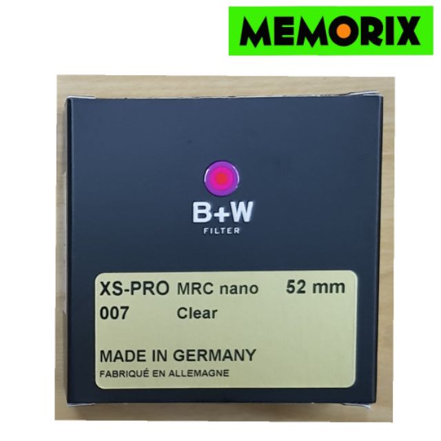 ถูกที่สุด ของแท้ Original B+W XS PRO 007 MRC nano Clear Digital Filter (37,39,40.5,43,46,49,52,55,58