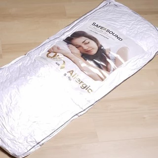 หมอนบอดี้ ขนห่านเทียมใย Ultrashort Microgel Premium Quality ตั้งขอบพนัง 2 ชั้น มาตรฐานกันไรฝุ่น SAFE&SOUND​