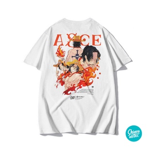 เสื้อยืดแขนสั้น Shinranethic Tshirt - Portgas D. Ace / Kaos Anime Manga One Piece [SPECIAL EDITION]